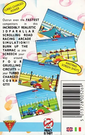 Miami Cobra GT (UK) (1991) box cover back